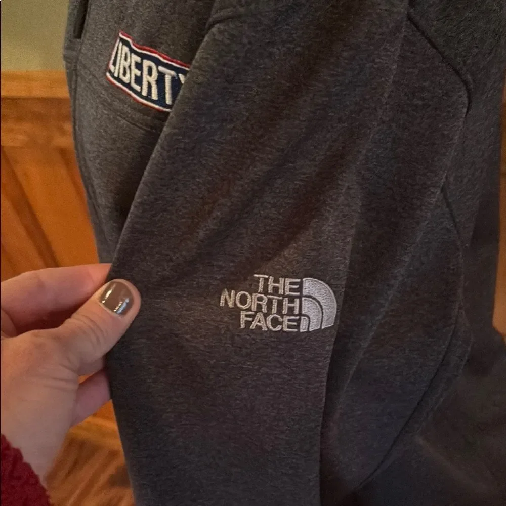 The North Face Black and Gray zip up Jacket
